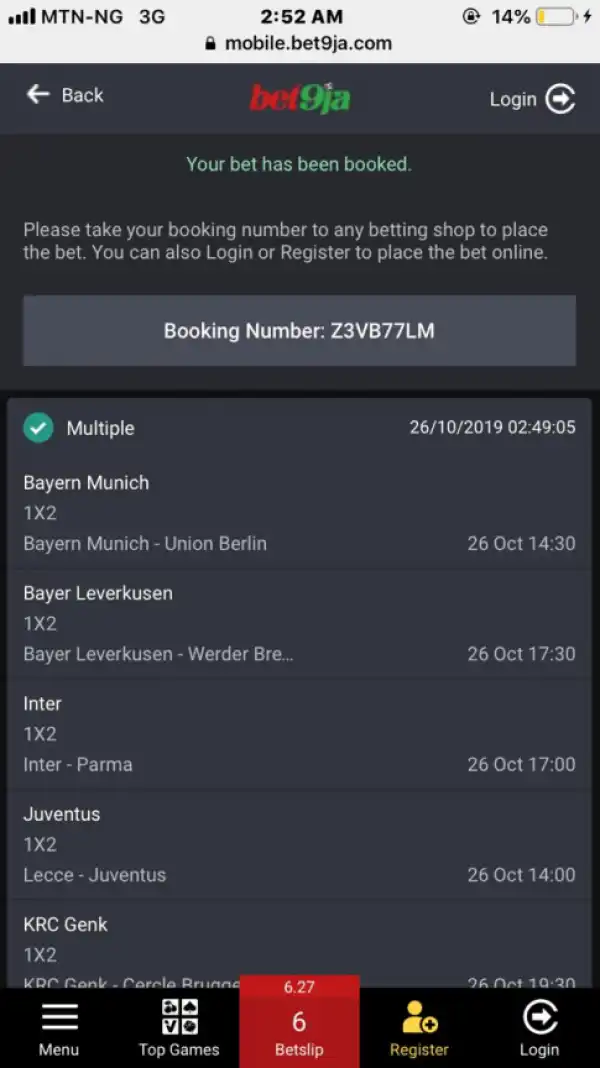 Betting Tips: 6 Odds For The Day Odds For Today’s Matches (26/10/2019)